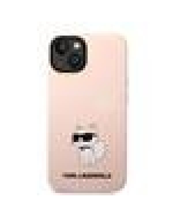 Karl Lagerfeld Liquid Silicone Choupette NFT Защитный чехол для iPhone 14 Plus / розовый