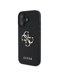 Guess PU Grained 4G Metal Logo Case Чехол для Apple iPhone 16
