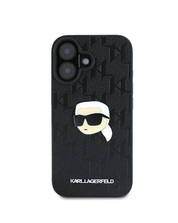 Karl Lagerfeld Monogram Karl Head Pin Защитный Чехол для Apple iPhone 16