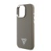 Guess PU Grained Triangle Logo MagSafe Case Защитный чехол для iPhone 16 Pro Max / коричневый