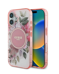 Guess IML Flower & Tonal Circle MagSafe Защитный Чехол для Apple iPhone 16