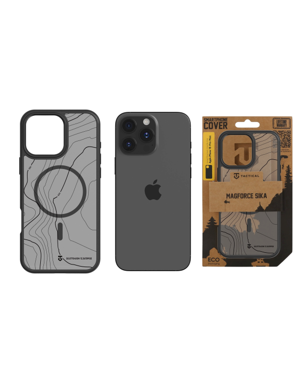 Tactical MagForce Hyperstealth Sika Cover Защитный чехол для iPhone 16 Pro Max / асфальт