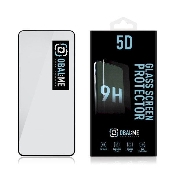 Обложка книги «OBAL:ME 5D Glass Screen Protector Защитное стекло для Xiaomi Redmi Note 13 4G/5G / чёрный»