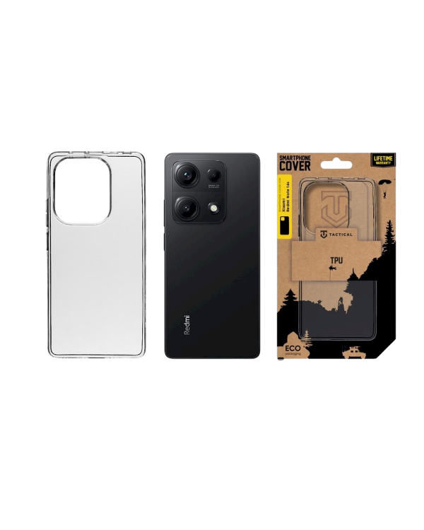 Tactical TPU Cover Защитный чехол для Xiaomi Redmi Note 14S / прозрачный