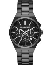 Michael Kors Lennox Мужские Часы Black Stainless Steel Chronograph 40mm
