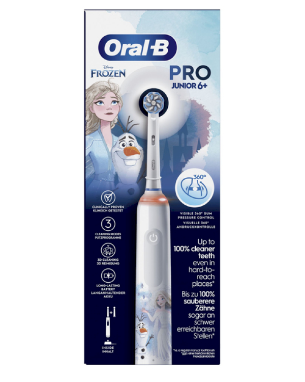Oral-B PRO Junior Frozen Электрическая Зубная Щётка Для Детей Белая