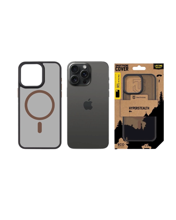 Дополнительное изображение книги «Tactical MagForce Hyperstealth 2.0 Защитный чехол для iPhone 15 Pro Max / чёрный/Moucha Moose»