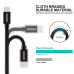 Swissten Textile Универсальный Quick Charge 3.0 USB-C - USB-C Кабель данных 1.2м
