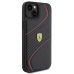 Ferrari Twist Metal Logo Back Case Защитный Чехол для Apple iPhone 15 Plus