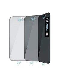 OBAL:ME Privacy 5D Glass Screen Protector Защитное стекло для Apple iPhone 17/17 Pro / чёрный