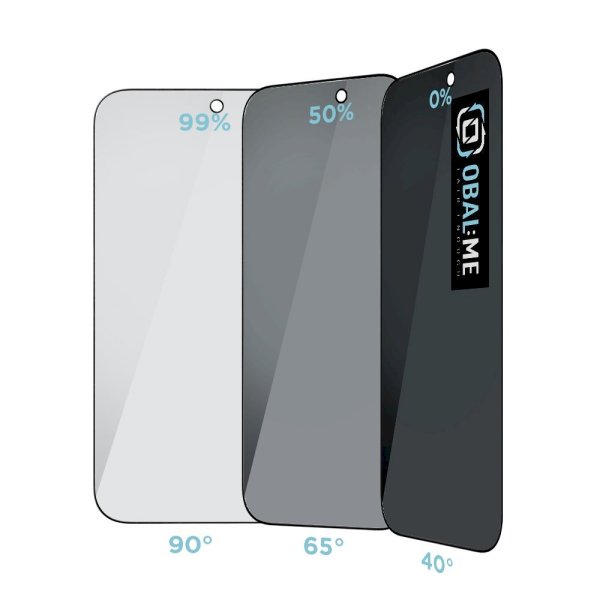 Обложка книги «OBAL:ME Privacy 5D Glass Screen Protector Защитное стекло для Apple iPhone 17/17 Pro / чёрный»