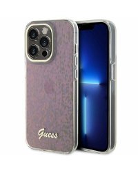 Guess IML Faceted Mirror Disco Iridescent Case Защитный Чехол для iPhone Apple 15 Pro