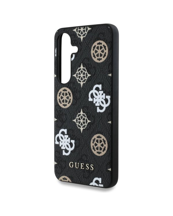 Guess 4G Printed Colored Peony Pattern MagSafe Чехол для Samsung Galaxy S25
