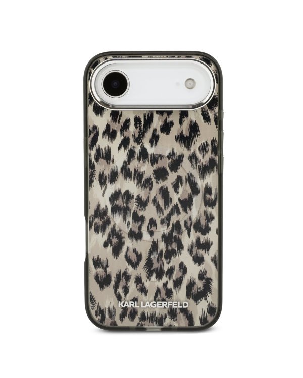 Karl Lagerfeld IML Leopard MagSafe Case Защитный чехол для iPhone Air / коричневый