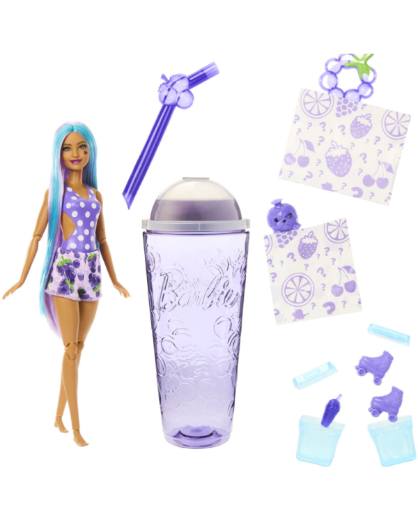 Barbie Pop Reveal Fruit Series Grape Fizz Кукла