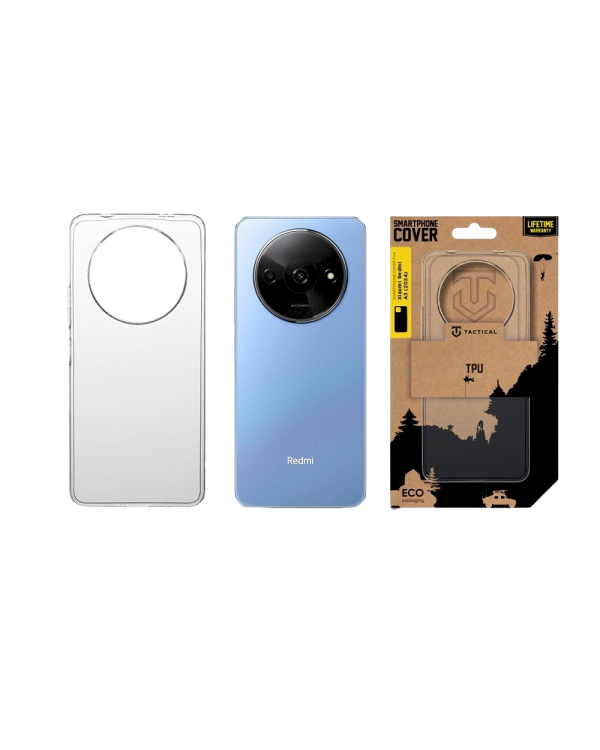 Tactical TPU Cover Защитный чехол для Xiaomi Redmi A3 2024 / прозрачный