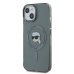 Karl Lagerfeld IML Karl Head Metal Frame MagSafe Защитный чехол для iPhone 15 / чёрный