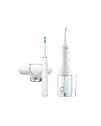 Philips Sonicare Cordless Power Flosser DiamondClean 9000 Набор из электрической зубной щетки и ирригатора