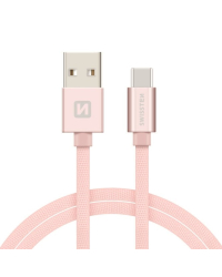 Swissten Textile Универсальный Quick Charge 3.1 USB-C USB Кабель данных 1.2м