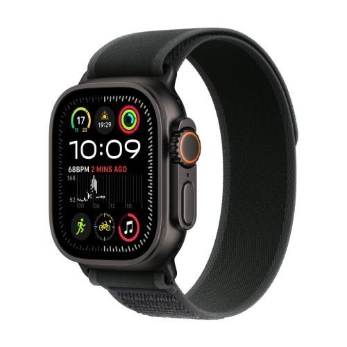Обложка книги «Apple Watch Ultra 2 Умные Часы GPS / Cellular / 49mm / Titanium case / Trail Band Black / M-L»