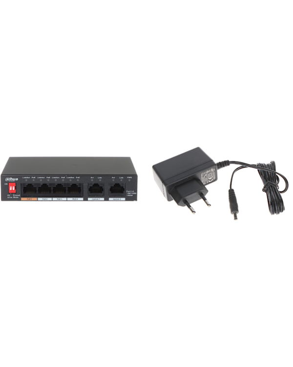 Dahua PFS3006-4GT-60 PoE Коммутатор 6 портов / 60W