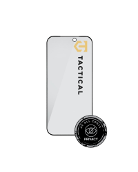 Tactical Glass Shield Privacy Stealth 5D Защитное стекло для Apple iPhone 17 Pro / чёрный