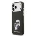 Karl Lagerfeld IML Aquarelle Karl and Choupette Case Защитный чехол для iPhone 17 Pro / чёрный