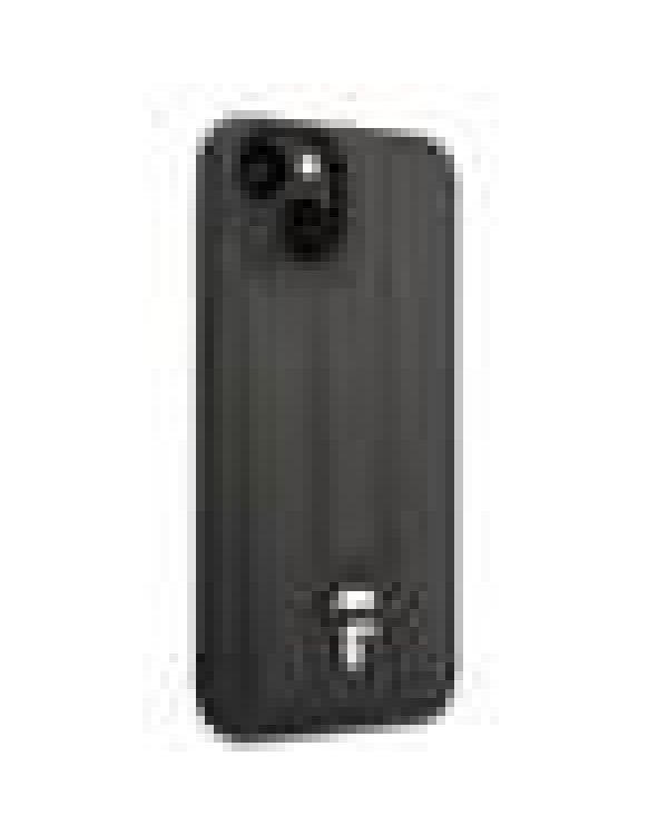Karl Lagerfeld Quilted Puffy Ikonik Logo Case Защитный чехол для iPhone 14 Plus / чёрный