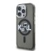 Karl Lagerfeld IML Glitter Karl and Choupette Sketch MagSafe Case Защитный чехол для iPhone 15 Pro / чёрный