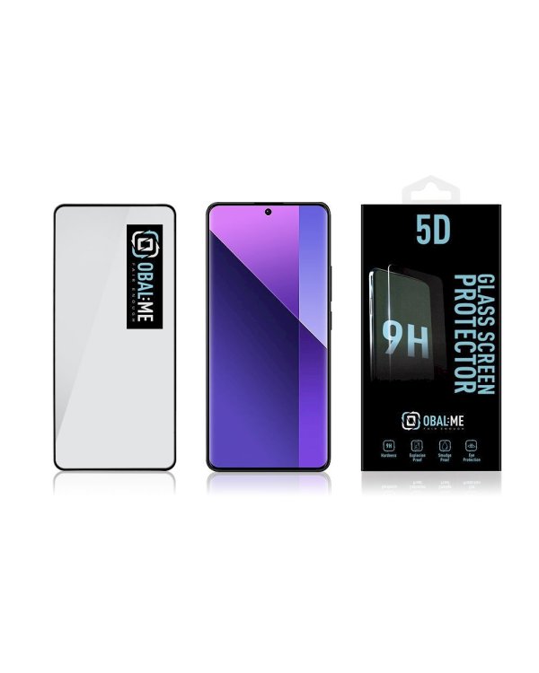 OBAL:ME 5D Glass Screen Protector Защитное стекло для Xiaomi Redmi Note 13 Pro+ 5G / чёрный