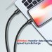 Swissten Textile USB-C - Lightning MFi кабель для передачи данных и зарядки 1.2m