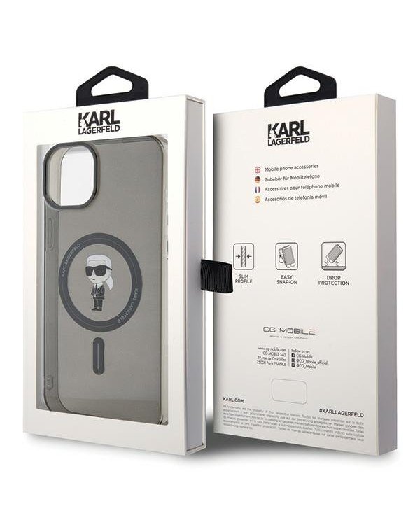 Karl Lagerfeld KLHMP15MHFCKNOK Чехол для Apple iPhone 15 Plus / 14 Plus