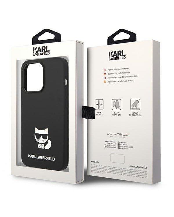 Karl Lagerfeld KLHCP14LSLCTBK Чехол для Apple iPhone 14 Pro