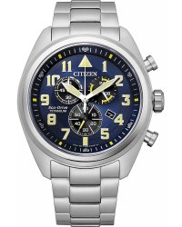 Citizen AT2480‑81L Eco‑Drive Super Titanium Chronograph Мужские Часы