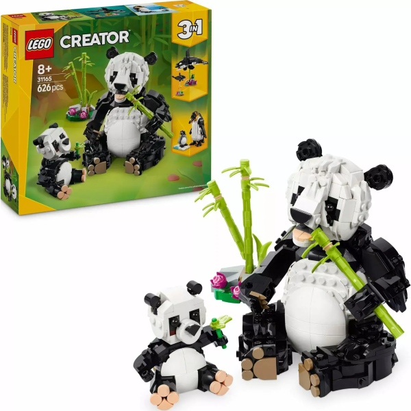 LEGO 31165 Creator 3in1 Wild Animals Panda Family Конструктор