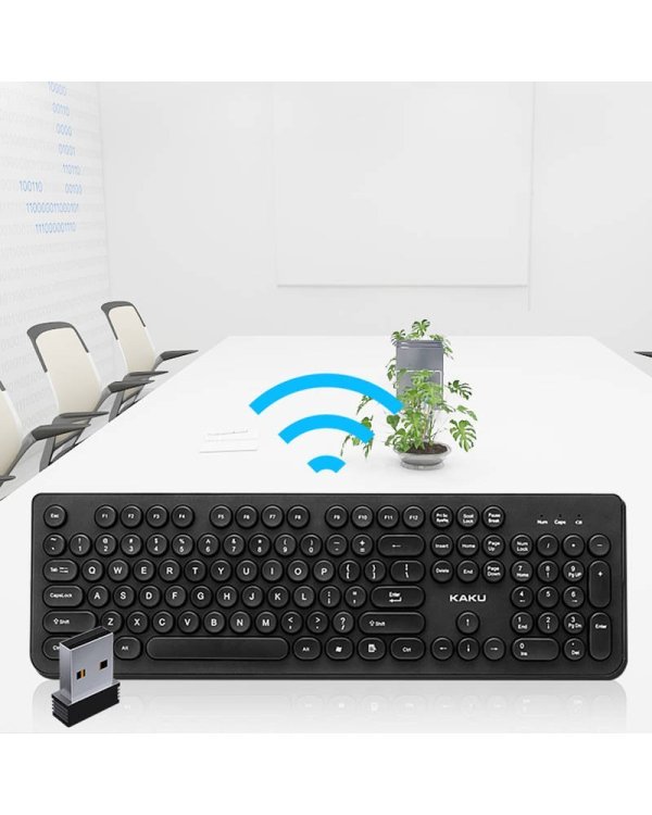 Kaku KSC-464 WRL 2.4GHz Smart Клавиатура Черный (ENG)