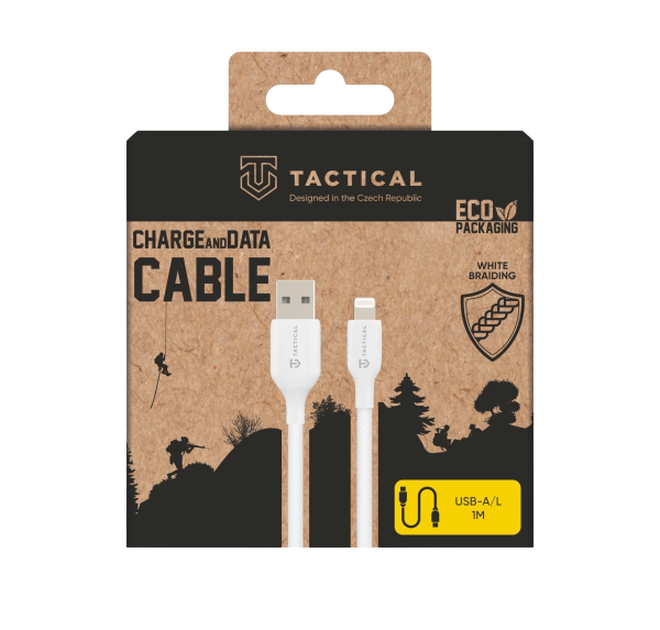Tactical Stitch Thread USB-A/Lightning Кабель 1m / белый