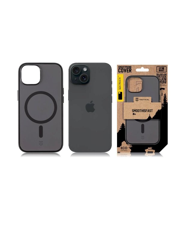 Tactical MagForce SmoothIsFast Cover Защитный чехол для Apple iPhone 15 / асфальт