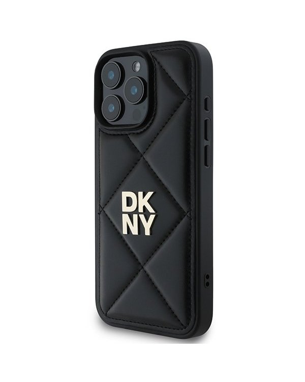 DKNY Quilted Stack Logo Защитный Чехол для Apple iPhone 16 Pro