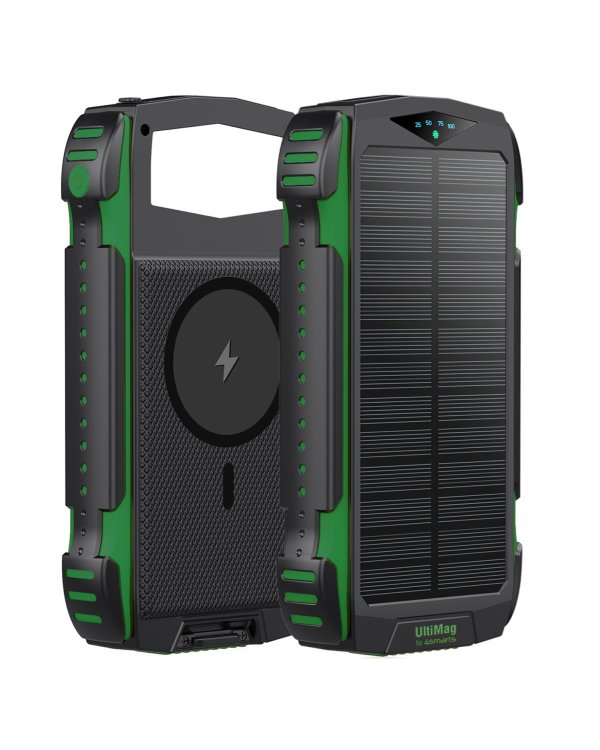 4smart Solar Power Bank Переносная зарядная батарея UltiMag 20000 mAh
