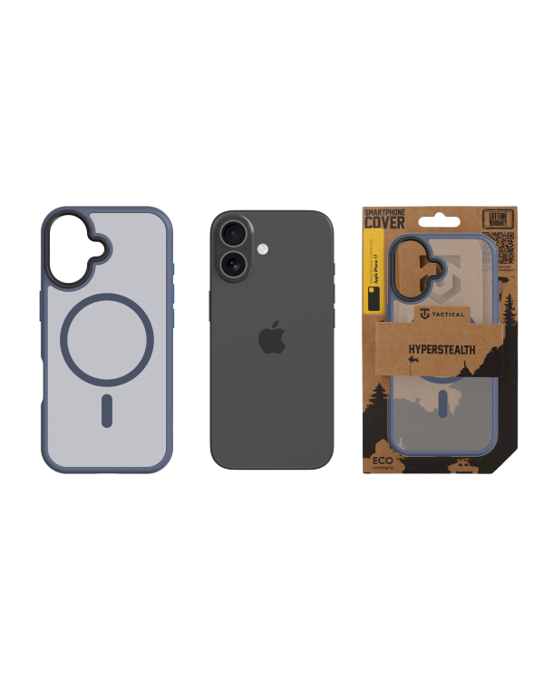 Дополнительное изображение книги «Tactical MagForce Hyperstealth Cover Защитный чехол для iPhone 17 / тёмно-синий»