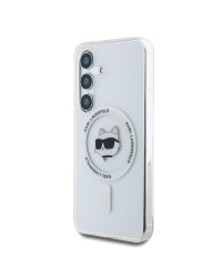 Karl Lagerfeld IML Choupette Head MagSafe Защитный чехол для Samsung Galaxy S25 / прозрачный