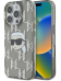 Karl Lagerfeld IML Karl Head Electroplated Защитный Чехол для Apple iPhone 16 Pro Max
