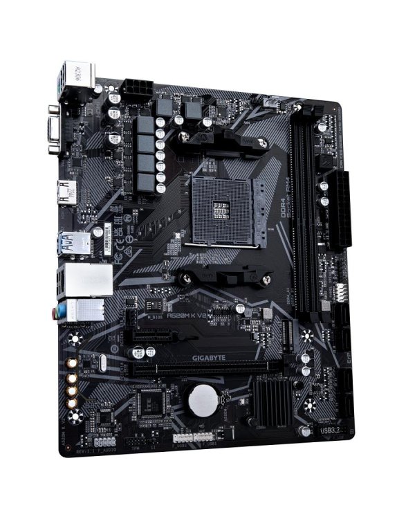 Gigabyte A520M K V2 Материнская плата Micro ATX / AMD AM4 / A520 / DDR4
