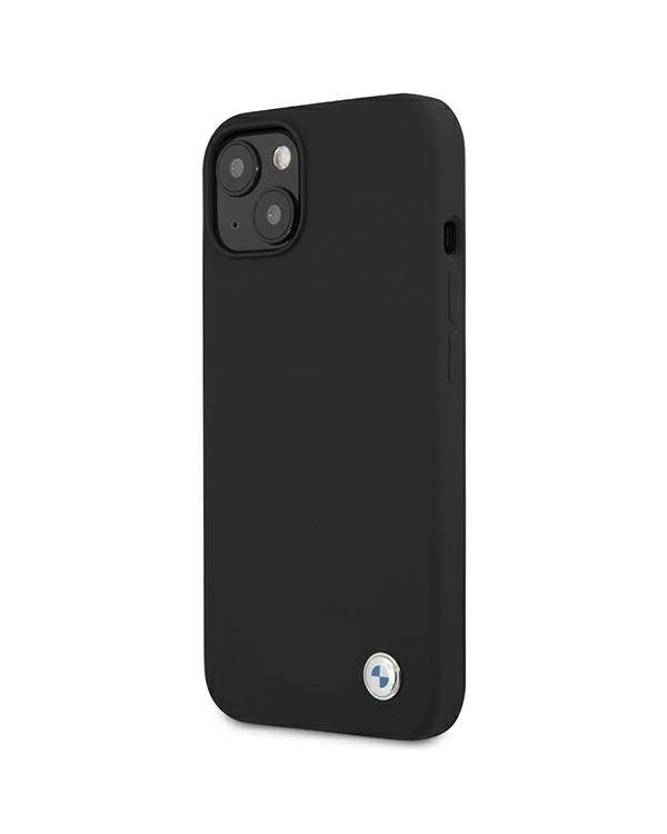 BMW BMHCP13MSILBK Hardcase Silicone Силиконовый защитный чехол для телефона Apple iPhone 13
