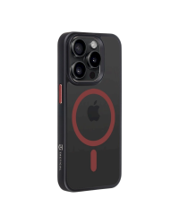 Tactical MagForce Hyperstealth 2.0 Защитный чехол для iPhone 15 Pro / чёрный/красный