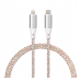 Qualo QCS-CL-00 Glowing Кабель USB-С – Lightning / 12W / 1m / LED
