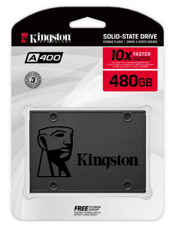 Kingston 480GB A400 SATAIII 2.5" Жесткий диск