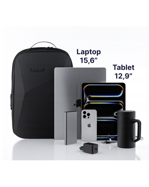 Qualo QPS-W-USB-01 Ultimate Line USB-C Рюкзак 15.6"