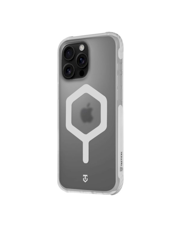 Tactical MagForce Hexagon Cover Защитный чехол для Apple iPhone 16 Pro Max / белый
